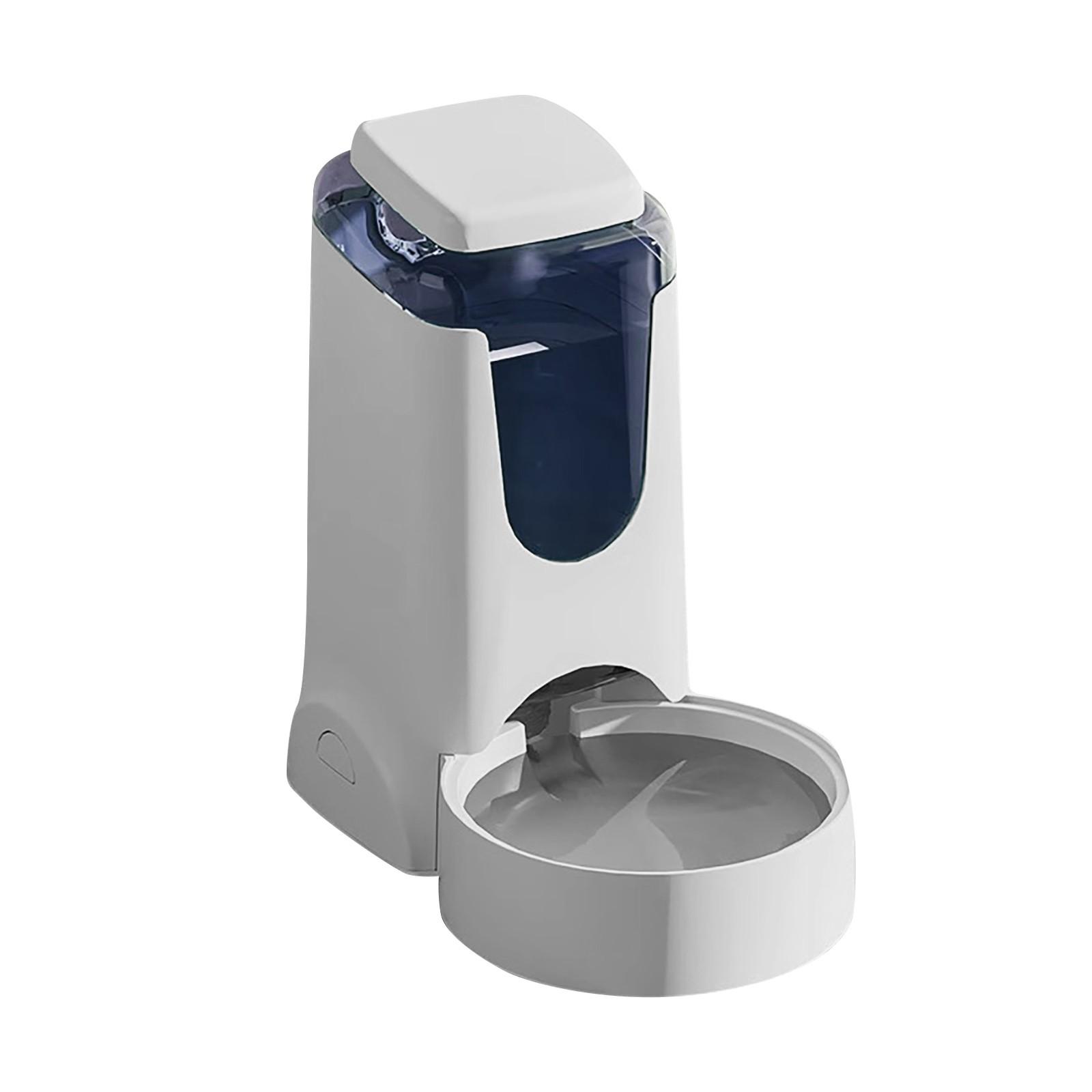 

Автоматическая кормушка для домашних животных большой емкости, поилки для собак, поилка для кошек, золотистых ретриверов, миска для кормления, принадлежности для собак One Size светло-серый