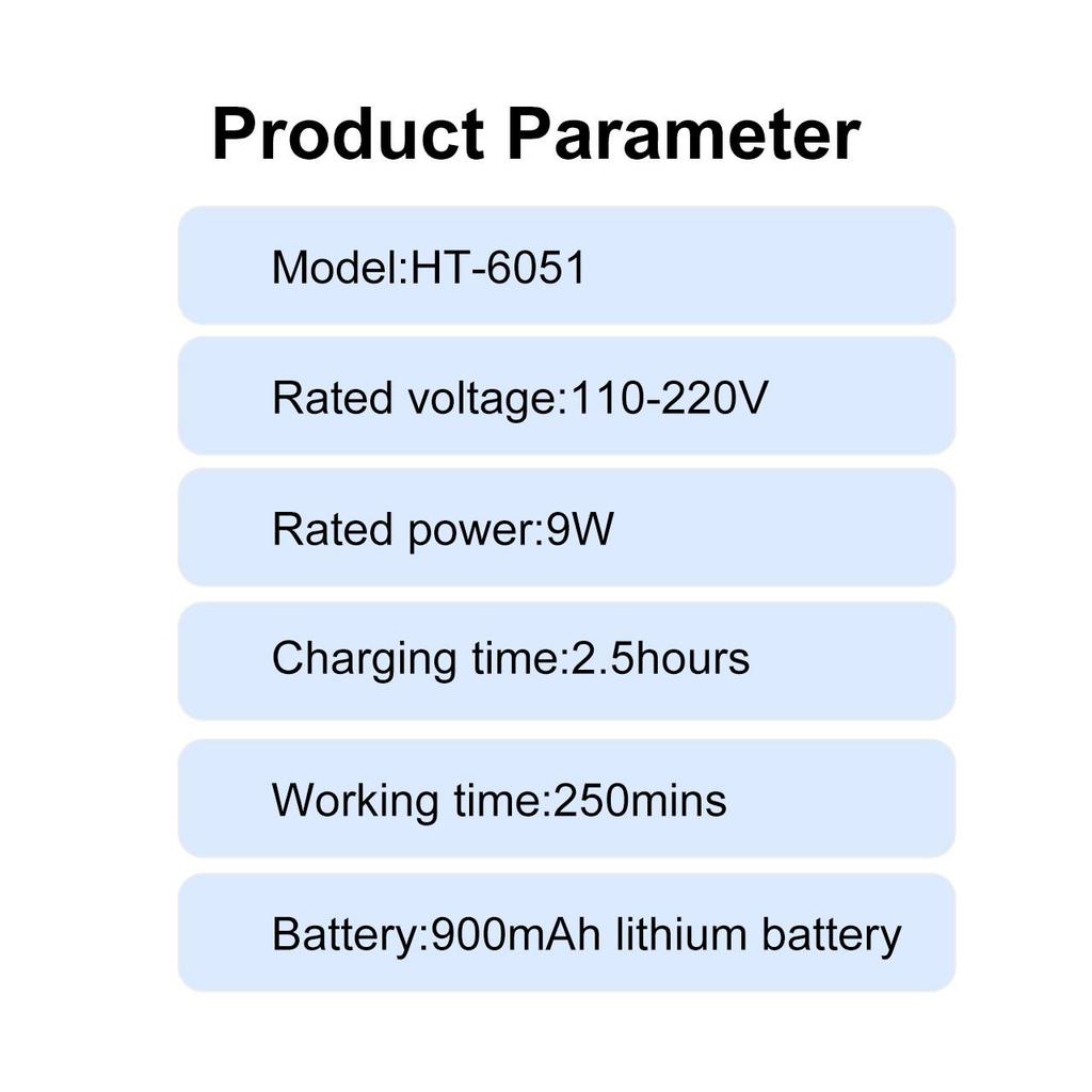 Solimpia Professional Hair Clipper Set Professional Men's Hair Trimmer Adjustable Cordless Hair Cutting Machine