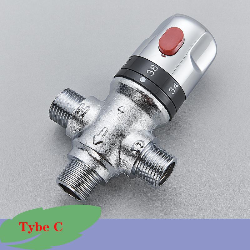 

Brass Thermostatic Mixing Valve Constant Water Temperature Shower Faucet Valve Thermostat Bathroom Kitchen Tap Valve