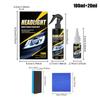 Car Headlight Cleaner Multifunctional Automotive Polishing Agent with Sponge Headlight Washer Kit for Vehicle Detailing