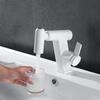 Brushed Gold Brass Pull-out Bathroom Household Wash Faucet Multi-functional Toilet Basin Tap Hot And Cold Mixed Sink Tap