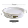 Chinese Style Candle Heated Food Warmer Dish