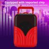 Mini-Wireless-Bluetooth-Lautsprecher, Kofferform, tragbarer Plug-in-Karten-Musikplayer(rot )