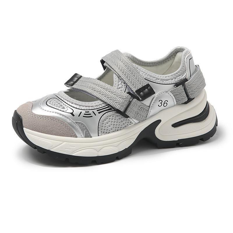 Breathable Dad Shoes Thick-soled Casual Shoes Perforated Versatile Sports Shoes