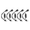 5PCS ON Off Switch Male To Female Cable 2 Pin PVC USB Extension Cable with B Utton for Driving