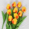 Premium PU Tulip Artificial Flowers for Home, Hotel, Wedding, and Photography Decor