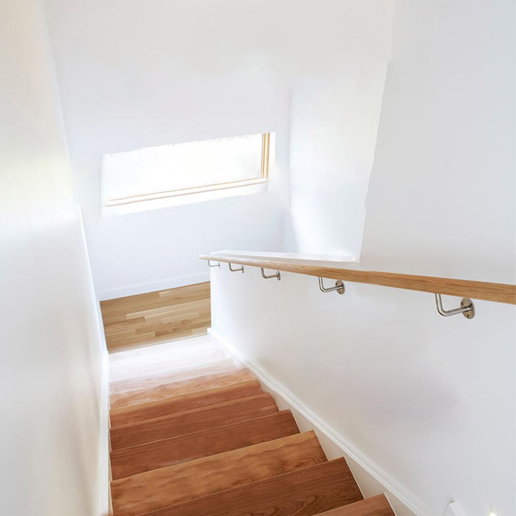5Pcs High Quality Stainless Steel Handrail Bracket Wall Mounted Bannister Support for Commercial Residential Use Hotel