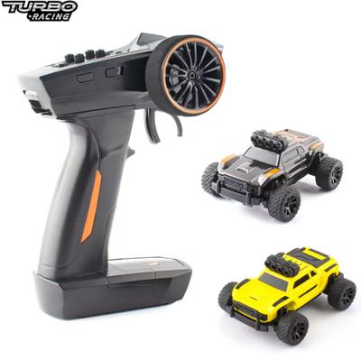 Turbo Racing 1:76 C81 C82 RC Truck Car Mini Full Proportional RTR Car Toy With Cool Lights Mountain Car For Kids And Adults Gift