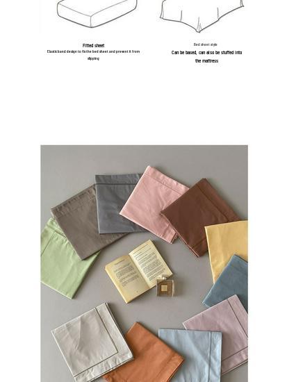 Five-Star Hotel Quality 100% Xinjiang Long-Staple Cotton Solid Color Pillowcase Set (Pair)