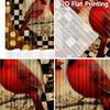 2pcs, 2D FLAT PRINTING Curtains (Without Rod) Cardinal Wreath Halloween Festival Creative Curtains Prints Light Filtering