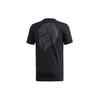 Adidas Soccer Jerseys Men's Black Moderate Straight Fit FK3563