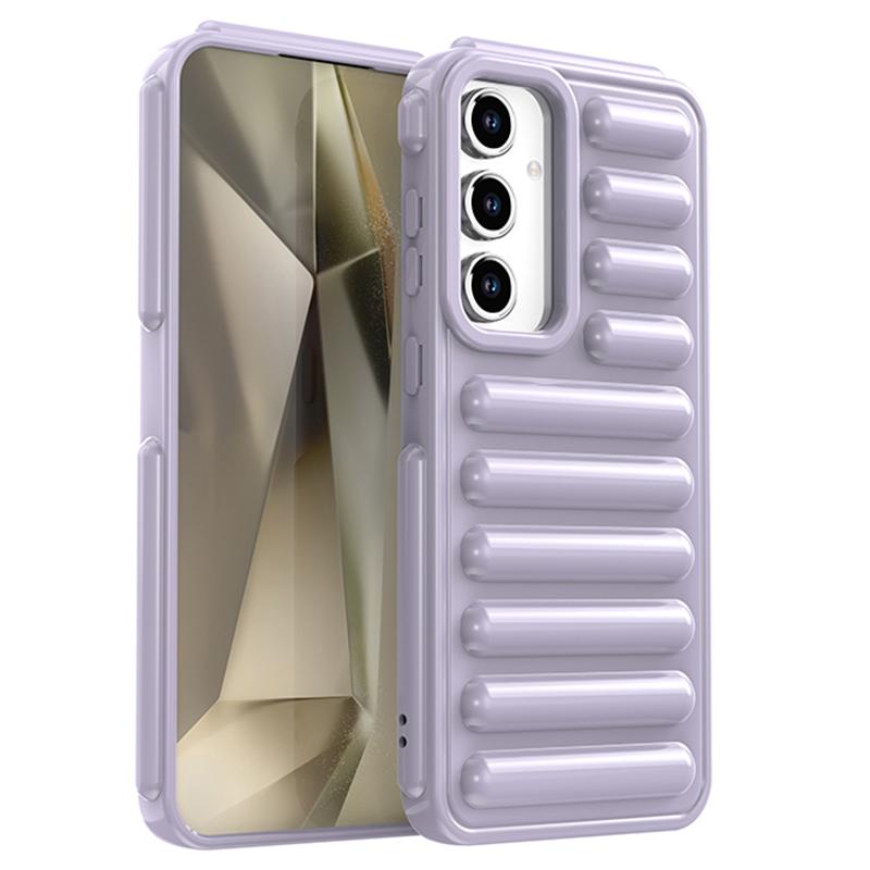 

Серия Capsule Чехол для телефона для Samsung Galaxy S24 FE Защищающий от царапин ТПУ чехол для телефона Purple