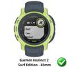 Screen Protector for Garmin Instinct 2 Surf Edition - 45mm [6 Pack] Ultra Thin Resistant Protective Plastic Film Phonillico
