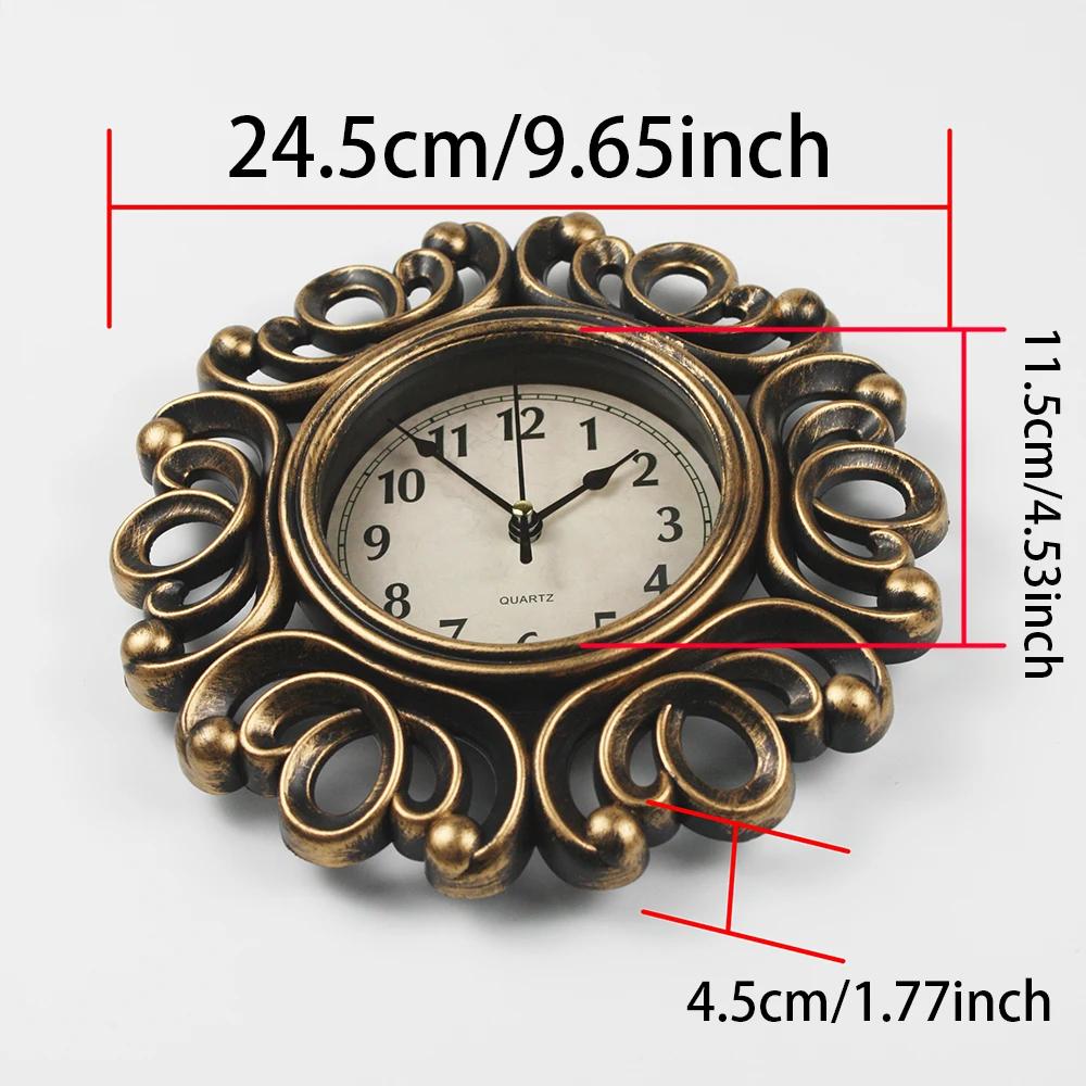10 Inch Europe and the United States Simple Creative Wall Clock Silent Non-ticking Suitable for Study Bedroom Living Room