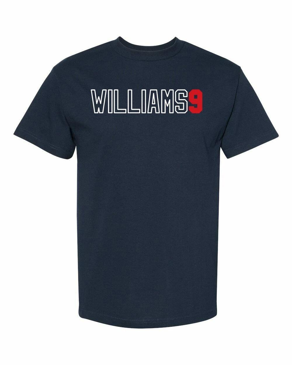 

БОСТОН Имя и номер Williams #9 Унисекс Футболка S-XL БЕСПЛАТНАЯ ДОСТАВКА! S
