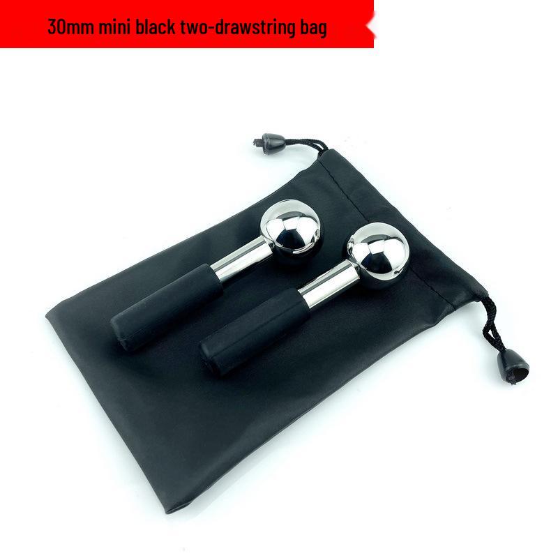 Stainless Steel Facial Ice Wave Massage Ball for Eye and Beauty Care