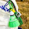 Portachiavi colorato per Badminton, Ciondolo a forma di volano 3D con Clip a Corda Intrecciata