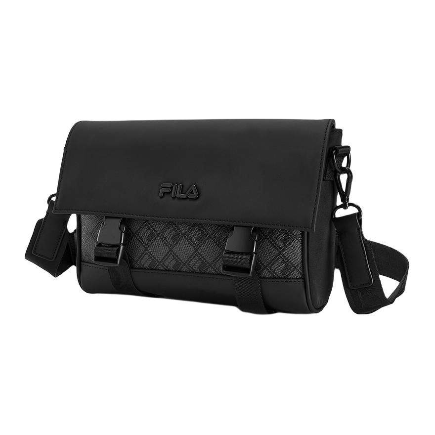 Nové látkové crossbody tašky FILA HERITAGE Mini Pánské Černé F13M518111F