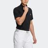 Polo Shirts Men's Black Polo Collar Moderate Straight Fit HS9051