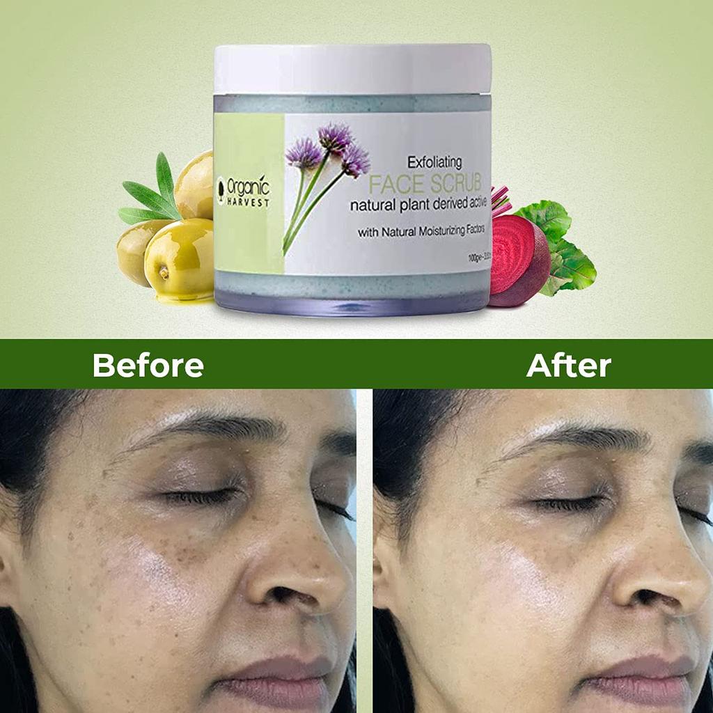 Organic Harvest Gommage Exfoliant Visage - 100 g