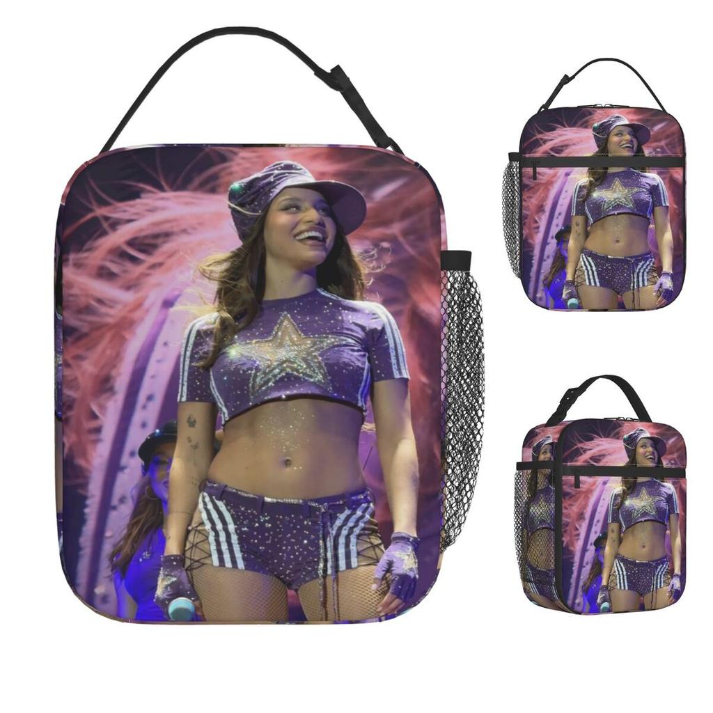 Emilia Mernes Tour 2025 Lunch Bag Vintage Lunch Box Work Portable Tote Food Bags Graphic Cooler Bag