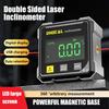Household Double Sided Laser Inclinometer Multifunctional Four Sided Magnetic Absorption Angle Level Small Slope Measuring Tools