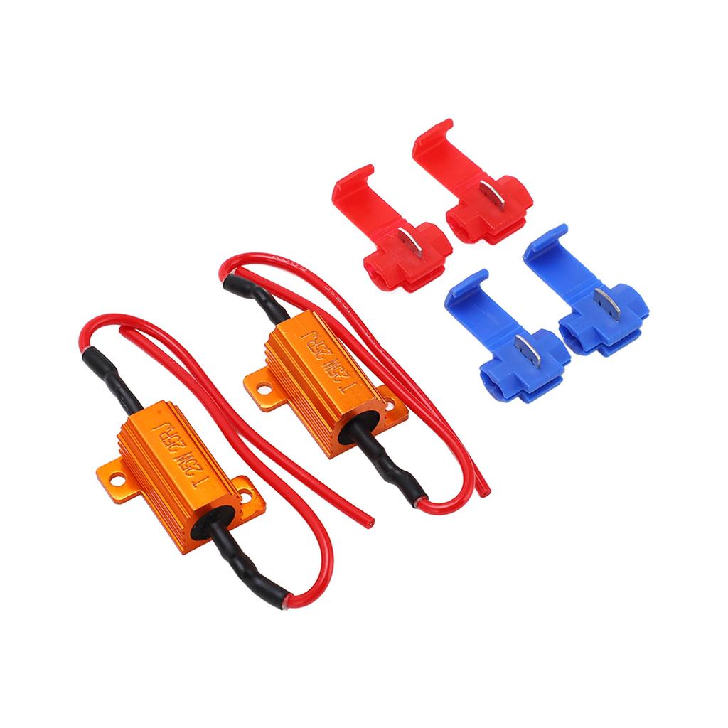 2set 25W 25 Ohm LED Widerstand Decoder Anti Korruption Langlebig Lastanzeige Widerstand