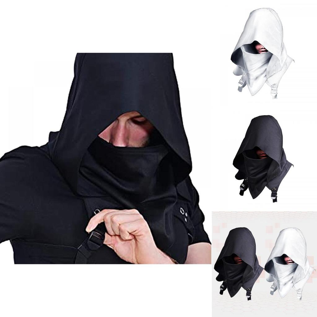 Stylish Unisex Medieval Assassin Inspired Hooded Cloak For Game Character Cosplay