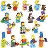 Nouă serie Simpson Blocuri de construcție Minifigurine M1001 M1002 Ambalate Jucărie Educativă pentru Copii