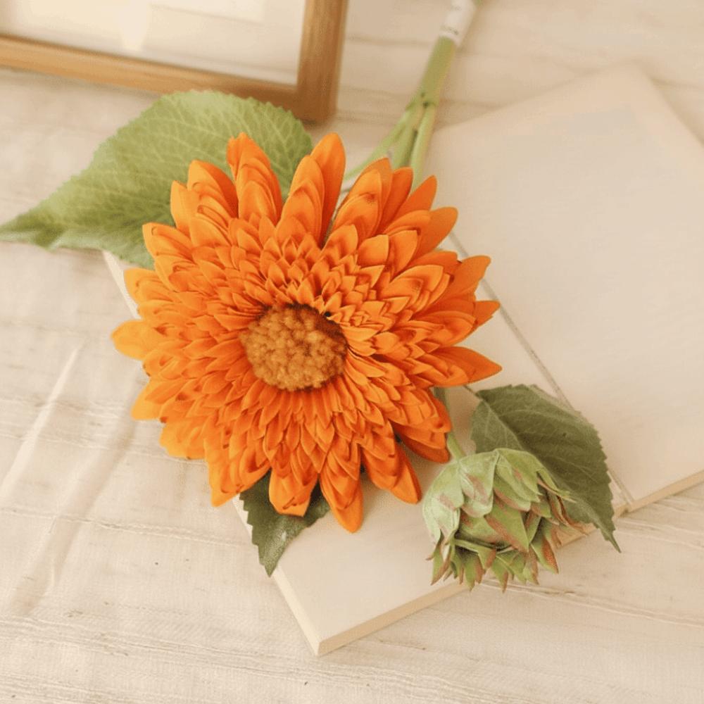 Plastic Sunflower Bouquet Faux Flower Plastic Flower Artificial Flower Bouquet Artificial Silk Artificial Sunflower