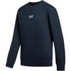 Emporio Armani EA7 FW24 Logo Crew Neck Long Sleeve Sweatshirt Men Sweatshirt Dark-Blue 8NPM30-PJVRZ-1562
