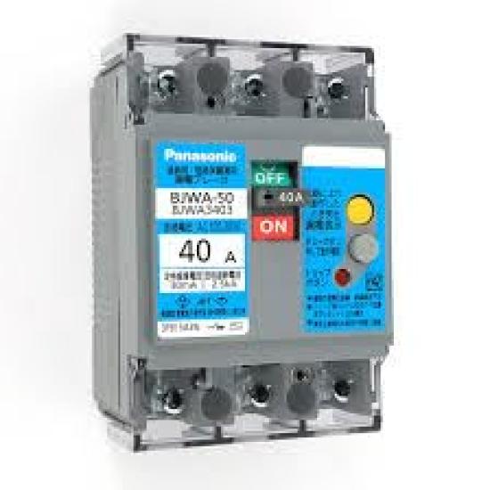 

Panasonic BJWA-50 Type 3P3E 40A 30MA Circuit Breaker for Motor Protection (BJWA3403)