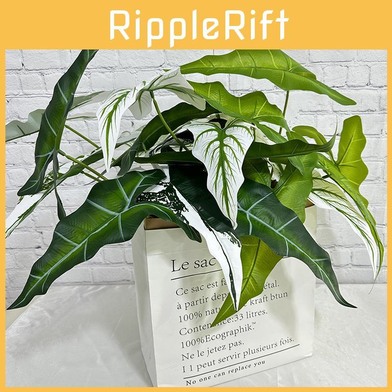 Alocasia Simulated Plant Odora Mall Hotel Courtyard Green Decoration Plant