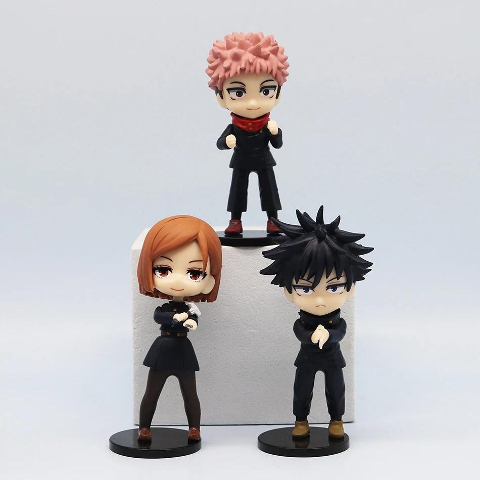 Q Posket Jujutsu Kaisen 9cm Figure Satoru Gojo Itadori Yuji Geto Suguru Nobara Megumi Collection Character Ornaments