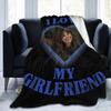 Off Campus Allie Hayes Flannel Throw Blankets  Blankets for Bed Travel Super Soft Bedspread,