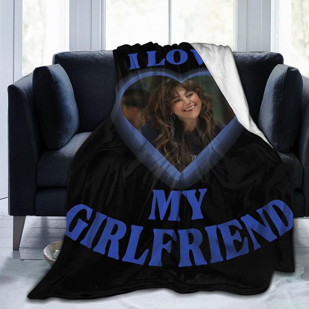Off Campus Allie Hayes Flannel Throw Blankets Blankets for Bed Travel Super Soft Bedspread,
