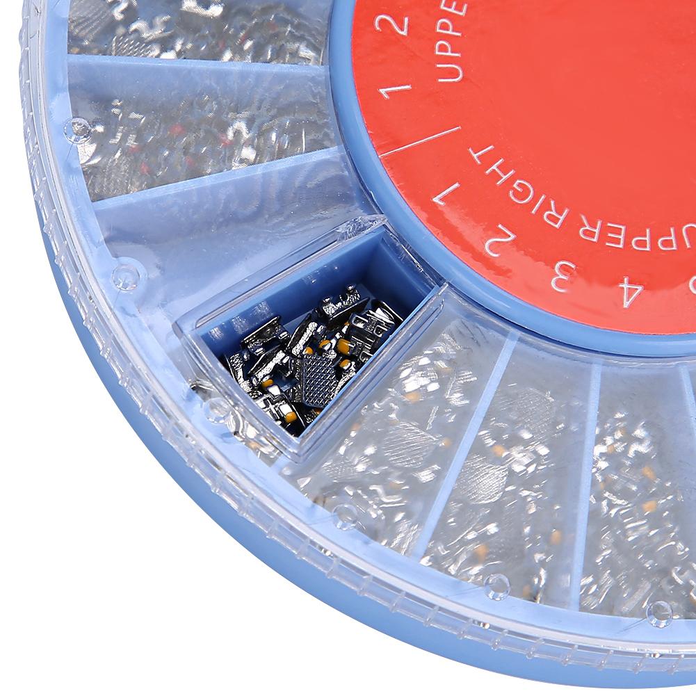 400 ks Zubní ortodontické kovové zámky ROTH345 s háčkem Zubní ortodontické potřeby