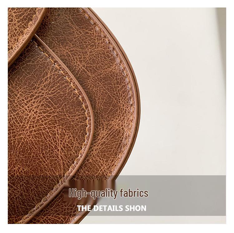 2024 Retro Satteltasche - Elegante, Nischendesign Schulter- & Umhängetasche für Damen