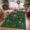 Covor pliabil tip brad, lavabil la mașină, din cașmir sintetic, pentru Crăciun: Covoraș Decorativ de Podea pentru Dormitor sau Sufragerie