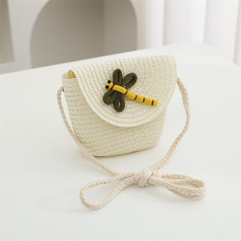 Summer children's bag women's pastoral straw bag woven bag new cute fashion girl crossbody straw bag
