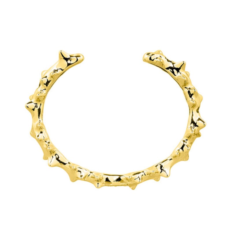 SENTIMENTS NO.630 [gold] SPIKY BANGLE BRACELET