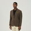 Ferraromilano Cotton Blend Seersack Jacket Cocoa (Am0Fozc20255)