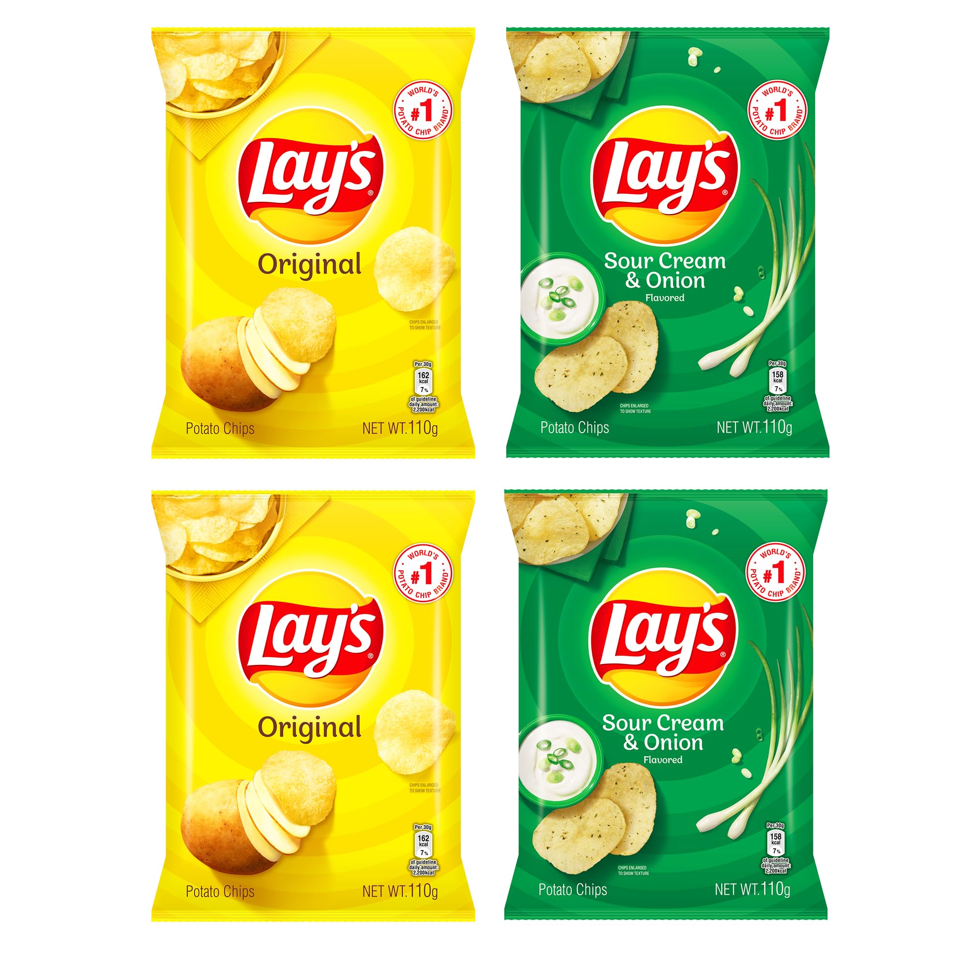 

Salt Cream Onion Flavor 2 Assorted Flavors Total 4 Bags Frito-Lay Lay s Flavor/Sour & (Imported)