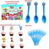 Vibrant Family Birthday Party Supplies Set With Cheerful Plates And Decor Elements