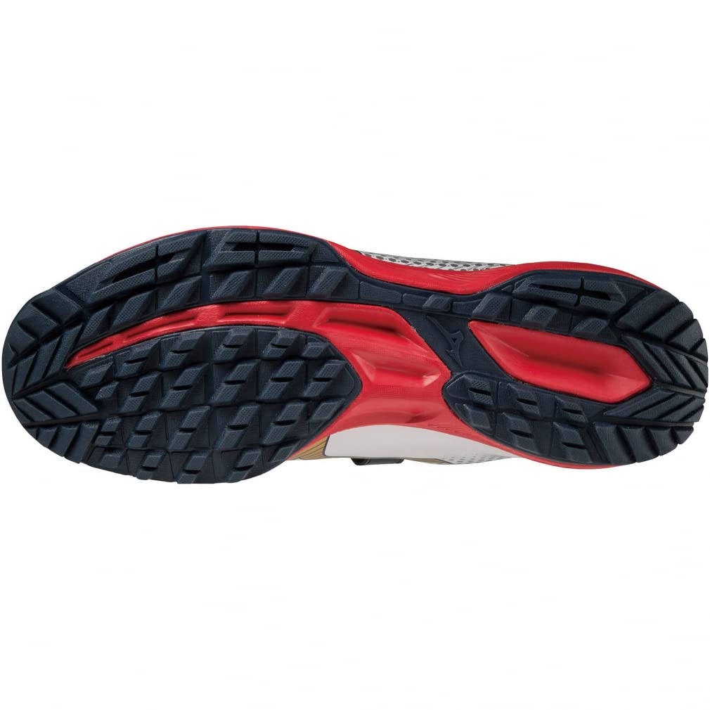 Baseball Training Shoes Light Revo Trainer CR Navy x Red [Mizuno] Men's 27.0