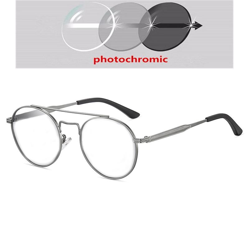 0 -0.50 -0.75 to -6.0 Night Vision Lenses Round Nearsighted Sun Glasses Polarised Metal Women Men Miopia Prescription Sun Glasses