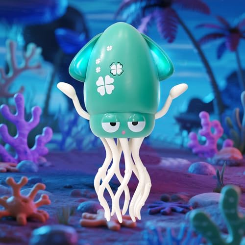 LED Electric Self-Avoiding Octopus, Stress Relief Gift, 8-Legged Action, USB Rechargeable, Interactive Play for Kids, Develops Sensory and Motor Skill