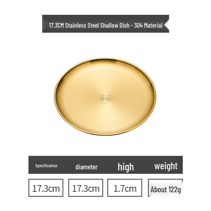 Lainuo Stainless Steel Multipurpose Serving Plate