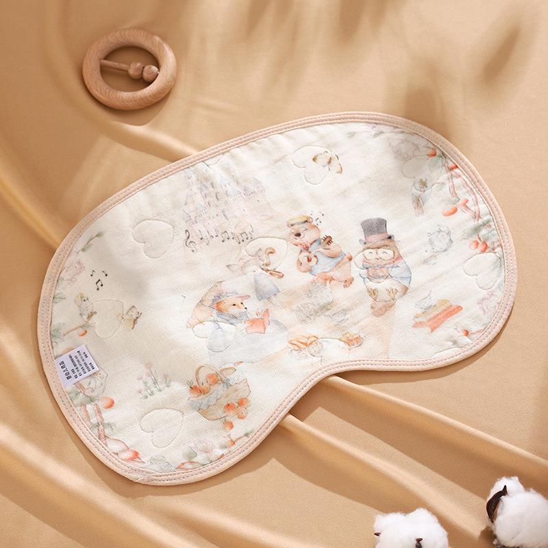 Newborn Breathable Cotton Anti-Spit-Up Pillow with Class A Gauze