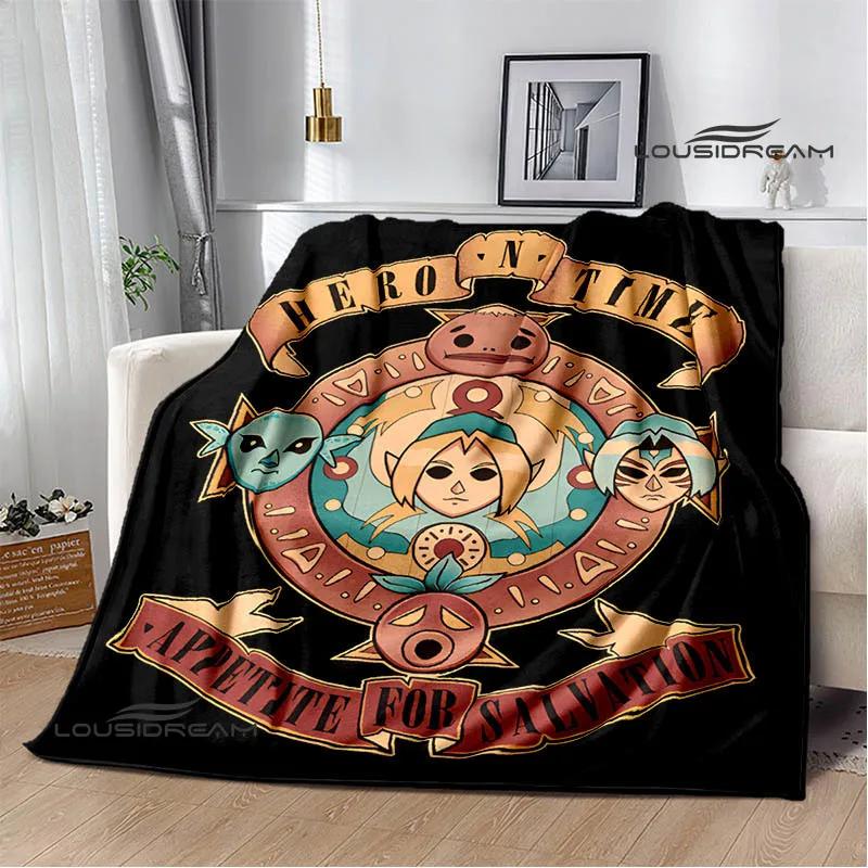 Manta Cartoon 3D Z-Zeldas Mantas de Flanela Quentes Manta Macia e Confortável Mantas para Casa e Viagem forros de cama Presente de Aniversário